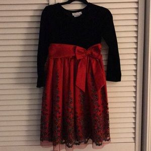 Bonnie Jean girls Christmas dress